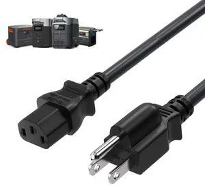 Heavy-Duty Power Station Charging Cable, 14AWG Fast Charger Cable for Jackery Explorer 2000/1500/1000 Pro,Ecoflow Delta/River Series,Bluetti EB3A;Anker 757/767, 125V 15A Universal AC Power Cord(6FT) Heavy-Duty Power Station Charging Cable, 14AWG Fast Charger Cable for Jackery Explorer 2000/1500/1000 Pro,Ecoflow Delta/River Series,Bluetti EB3A;Anker 757/767, 125V 15A Universal AC Power Cord(6FT)