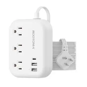Flat Extension Cord 15 FT Behind Furniture-Ultra Slim Cord Under Carpet, Rug, Door, Long Power Bar with 3 USB 3 Outlets, Low Profile Power Strip for Travel Office Indoor, 1080 Joules Protected Flat Extension Cord 15 FT Behind Furniture-Ultra Slim Cord Under Carpet, Rug, Door, Long Power Bar with 3 USB 3 Outlets, Low Profile Power Strip for Travel Office Indoor, 1080 Joules Protected