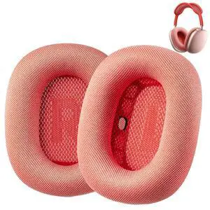Upgraded Replacement air pods max Ear Cushions Pads Compatible with Apple AirPods Max Headphones (Pink). Silicone Lined Mesh/High-Density Foam/Strong Magnet Upgraded Replacement air pods max Ear Cushions Pads Compatible with Apple AirPods Max Headphones (Pink). Silicone Lined Mesh/High-Density Foam/Strong Magnet