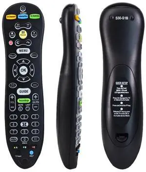 S30 S30-S1B Remote for AT&T U-Verse Receiver | S30 Remote Replacement with U-Verse Receiver Cable Box ISB7005 ISB7000, Remote with Backlit Function S30 S30-S1B Remote for AT&T U-Verse Receiver | S30 Remote Replacement with U-Verse Receiver Cable Box ISB7005 ISB7000, Remote with Backlit Function