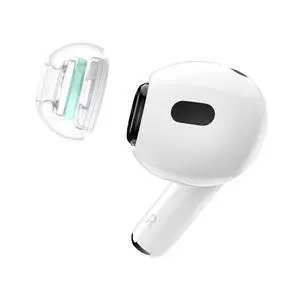 SuperFine for AirPods Pro Gen 1 & 2 - ML - Medical Grade Silicone Patented Replacement Ear Tips and Adapters for Supreme Comfort (one Pair)(Ear Tips Installed) SuperFine for AirPods Pro Gen 1 & 2 - ML - Medical Grade Silicone Patented Replacement Ear Tips and Adapters for Supreme Comfort (one Pair)(Ear Tips Installed)