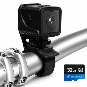 Ultra Light Action Camera | 170° Wide Angle FHD 1080P | Handlebar, Helmet, Bicycle, Outdoor Sports | USB Rechargeable & Portable Bike Camera Ultra Light Action Camera | 170° Wide Angle FHD 1080P | Handlebar, Helmet, Bicycle, Outdoor Sports | USB Rechargeable & Portable Bike Camera