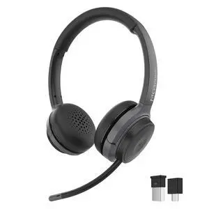 Advantage Wireless Headset with Detachable Boom Mic CES Award-Winning Bluetooth Headset with Microphone, Noise Cancelling Headphones with Mic, UC Compatible, 20H Battery, USB Dongle Advantage Wireless Headset with Detachable Boom Mic CES Award-Winning Bluetooth Headset with Microphone, Noise Cancelling Headphones with Mic, UC Compatible, 20H Battery, USB Dongle