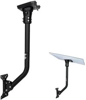 Wall Pole Mounting Kit for Starlink Standard 4/4X/Gen 3 Dish,Black | Pole Mount with Adjustable Pipe Adapter for Starlink Standard 4/4X Dish, Durable Metal Mount Bracket and Aluminum Adapter Wall Pole Mounting Kit for Starlink Standard 4/4X/Gen 3 Dish,Black | Pole Mount with Adjustable Pipe Adapter for Starlink Standard 4/4X Dish, Durable Metal Mount Bracket and Aluminum Adapter
