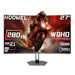 27 Inch 280Hz 240Hz Curved Gaming Monitor WQHD Curved Monitor | 2×HDMI 2.1, 1×DP1.4, Fast VA 1ms 134% sRGB 1500R AI Crosshair PIP/PBP (G27F1Q Pro, One HDMI 2.1 Cable Included) 27 Inch 280Hz 240Hz Curved Gaming Monitor WQHD Curved Monitor | 2×HDMI 2.1, 1×DP1.4, Fast VA 1ms 134% sRGB 1500R AI Crosshair PIP/PBP (G27F1Q Pro, One HDMI 2.1 Cable Included)