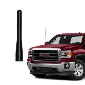 GM Truck Short Antenna, Compatible with 1999-2026 Chevy Silverado/GMC Sierra 1500 2500 3500 Truck Pickup Direct Replacement Antenna Rod, Matte Black 3.6 Inch 6061 Aluminum, Car Wash Safe Proof GM Truck Short Antenna, Compatible with 1999-2026 Chevy Silverado/GMC Sierra 1500 2500 3500 Truck Pickup Direct Replacement Antenna Rod, Matte Black 3.6 Inch 6061 Aluminum, Car Wash Safe Proof