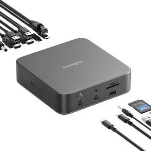 SD5010T5 Thunderbolt 5 Docking Station with 140W PD, Up to Three 4K 60Hz Displays, 13 Ports, 2 x HDMI, 2 x TB5, SD & Micro SD 4.0 Slots, 2.5Gbps Ethernet (K35231NA) SD5010T5 Thunderbolt 5 Docking Station with 140W PD, Up to Three 4K 60Hz Displays, 13 Ports, 2 x HDMI, 2 x TB5, SD & Micro SD 4.0 Slots, 2.5Gbps Ethernet (K35231NA)