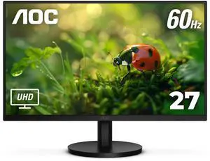 27 Inch Computer Monitor 4K UHD IPS HDR Built-in Speakers, U27B3A | 3840×2160 LED Monitor, 4ms GtG, Adaptive Sync, HDMI 2.0, DP 1.4, Earphone Out, VESA, Flicker-Free, Low Blue Light 27 Inch Computer Monitor 4K UHD IPS HDR Built-in Speakers, U27B3A | 3840×2160 LED Monitor, 4ms GtG, Adaptive Sync, HDMI 2.0, DP 1.4, Earphone Out, VESA, Flicker-Free, Low Blue Light