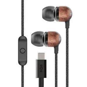 House of Smile Jamaica USB-C Wired Earbuds with Microphone, in-Ear Headphones, 9.2mm Driver, Tangle-Resistant Cable, Plug-and-Play Earphones for Smartphones, Tablets & Laptops (Black) House of Smile Jamaica USB-C Wired Earbuds with Microphone, in-Ear Headphones, 9.2mm Driver, Tangle-Resistant Cable, Plug-and-Play Earphones for Smartphones, Tablets & Laptops (Black)