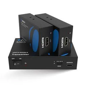1×2 HDMI Extender Splitter Over Ethernet 4K60H 230ft Loop-Out POC EDID | HDMI Extender Over CAT6 HDMI 2.0b, HDCP 2.2, 18Gbps, HDR10+, Dolby Vision, HLG, 12-Bit Color, LPCM & DTS-HD Audio 1×2 HDMI Extender Splitter Over Ethernet 4K60H 230ft Loop-Out POC EDID | HDMI Extender Over CAT6 HDMI 2.0b, HDCP 2.2, 18Gbps, HDR10+, Dolby Vision, HLG, 12-Bit Color, LPCM & DTS-HD Audio