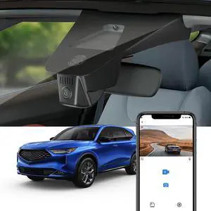 4K Dash Cam Suitable for Acura MDX 2022 2023 2024 with Auto Dimming (4th Gen), OEM Factory Look, UHD 2160P Video, Built-in WiFi & APP, Loop Recording, G-Sensor, Easy to Install, 64GB Card 4K Dash Cam Suitable for Acura MDX 2022 2023 2024 with Auto Dimming (4th Gen), OEM Factory Look, UHD 2160P Video, Built-in WiFi & APP, Loop Recording, G-Sensor, Easy to Install, 64GB Card