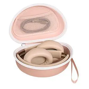 Headphone Case for Beats Solo 4/3/2, Studio 3/ Pro, BERIBES/KVIDIO/TOZO | for SKULLCANDY / PICUN, Hard Shell EVA Travel Carrying Over-Ear Headphone Case, Mesh Bag for Cable, Handle Strap, Champagne Headphone Case for Beats Solo 4/3/2, Studio 3/ Pro, BERIBES/KVIDIO/TOZO | for SKULLCANDY / PICUN, Hard Shell EVA Travel Carrying Over-Ear Headphone Case, Mesh Bag for Cable, Handle Strap, Champagne