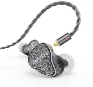 Bmaster5 in Ear Monitors, 5 Drivers Drummer Headphones with Powerful Bass, Noise Isolation IEM Earbuds with Detachable MMCX Sliver-Plated OFC Cable for Musicians (Midnight Black, 3.5mm) Bmaster5 in Ear Monitors, 5 Drivers Drummer Headphones with Powerful Bass, Noise Isolation IEM Earbuds with Detachable MMCX Sliver-Plated OFC Cable for Musicians (Midnight Black, 3.5mm)