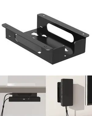 Metal Mount for Dell Docking Station Under Desk and Wall Mount for Dell UD22 WD19 WD19S WD22TB4 WD19TBS WD25 SD25 Series Dock & Power Adapter Mounting Bracket for Laptop Dock with Cable Ties Metal Mount for Dell Docking Station Under Desk and Wall Mount for Dell UD22 WD19 WD19S WD22TB4 WD19TBS WD25 SD25 Series Dock & Power Adapter Mounting Bracket for Laptop Dock with Cable Ties