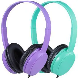 2 Pack Kids Headphones for School Classroom Students, Class Set On Ear Comfy Wired Headset for Children Boys Girls Teens Toddler, Stereo Sound 3.5mm Jack for Online Learning Airplane (GS30,2Mixed) 2 Pack Kids Headphones for School Classroom Students, Class Set On Ear Comfy Wired Headset for Children Boys Girls Teens Toddler, Stereo Sound 3.5mm Jack for Online Learning Airplane (GS30,2Mixed)