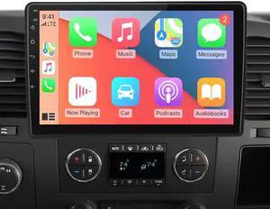 Android Car Radio for Chevy Silverado 1500 GMC Sierra 2007-2013 | Chevy Tahoe, GMC Acadia, 2007-2013Touch Screen, CarPlay Android Auto, WiFi, GPS, Bluetooth FM AM SWC Android Car Radio for Chevy Silverado 1500 GMC Sierra 2007-2013 | Chevy Tahoe, GMC Acadia, 2007-2013Touch Screen, CarPlay Android Auto, WiFi, GPS, Bluetooth FM AM SWC