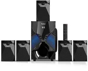 1000W Peak Surround System 8 inch Subwoofer Home Theater Systems | 5 Wired Satellite Audio Speakers 5.1/2.1 Channel Surround Sound Deep Bass Support ARC Optical Bluetooth Karaoke Input 1000W Peak Surround System 8 inch Subwoofer Home Theater Systems | 5 Wired Satellite Audio Speakers 5.1/2.1 Channel Surround Sound Deep Bass Support ARC Optical Bluetooth Karaoke Input