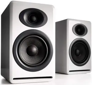 P4 Passive Bookshelf Speakers Compact Home Stereo Speakers | for Amplifiers, Turntables and Music Listening - White P4 Passive Bookshelf Speakers Compact Home Stereo Speakers | for Amplifiers, Turntables and Music Listening - White