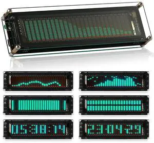 Nobsound AK2515 Pro Audio Spectrum Analyzer with VFD Display, MIC Input & Advanced AGC - Precise Sound Level Meter for Musicians and Audio Enthusiasts Nobsound AK2515 Pro Audio Spectrum Analyzer with VFD Display, MIC Input & Advanced AGC - Precise Sound Level Meter for Musicians and Audio Enthusiasts