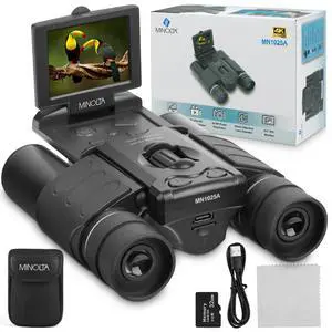 10x25 Digital Binoculars - 4K UHD Video Camera, 48MP Photo, 8X Digital Zoom, IPS Anti-Glare Screen, Fog-Resistant Optics, Compact, Ideal for Birdwatching & Travel Hunting 10x25 Digital Binoculars - 4K UHD Video Camera, 48MP Photo, 8X Digital Zoom, IPS Anti-Glare Screen, Fog-Resistant Optics, Compact, Ideal for Birdwatching & Travel Hunting