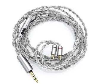 MC2 Microphone Upgrade Cable 3.5mm 0.78mm 2pin Earphone Upgrade Cable MC2 Microphone Upgrade Cable 3.5mm 0.78mm 2pin Earphone Upgrade Cable