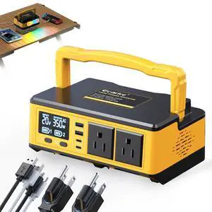 350W Portable Power Inverter Compatible with DeWALT 20V Battery, DC 20V to AC 110V Power Station with 2 AC Outlets, 2 USB, 2 Type-C & RGB LED Light, for Outdoor Emergency Use -Tool Only 350W Portable Power Inverter Compatible with DeWALT 20V Battery, DC 20V to AC 110V Power Station with 2 AC Outlets, 2 USB, 2 Type-C & RGB LED Light, for Outdoor Emergency Use -Tool Only