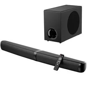 Sound Bar with Subwoofer, Soundbar for TV Speaker Sonicwave 2.1 CH 120W Detachable 2-in-1 Home Audio System with DSP Bluetooth 5.3 Soundbar, ARC/Optical/AUX for Movies Music Gaming Sound Bar with Subwoofer, Soundbar for TV Speaker Sonicwave 2.1 CH 120W Detachable 2-in-1 Home Audio System with DSP Bluetooth 5.3 Soundbar, ARC/Optical/AUX for Movies Music Gaming