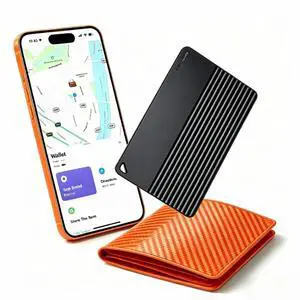Wallet Tracker Card for Apple Find My, 5-Year Battery Bluetooth Item Finder for iPhone, Slim Smart Tracking Card for Wallet, Luggage, Passport, Purse, Backpack, iOS Only Wallet Tracker Card for Apple Find My, 5-Year Battery Bluetooth Item Finder for iPhone, Slim Smart Tracking Card for Wallet, Luggage, Passport, Purse, Backpack, iOS Only