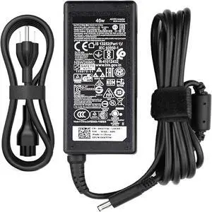 45W (4.5 * 3.0 mm Jack 19.5V 2.31A) AC Charger Fit for DELL Inspiron 11/13/14/15/17 3000 5000 7000 Series(3583 3593 5570) Latitude E5450 XPS 13-45 Watt AC 2-in-1 Computer Power Adapter Cord 45W (4.5 * 3.0 mm Jack 19.5V 2.31A) AC Charger Fit for DELL Inspiron 11/13/14/15/17 3000 5000 7000 Series(3583 3593 5570) Latitude E5450 XPS 13-45 Watt AC 2-in-1 Computer Power Adapter Cord