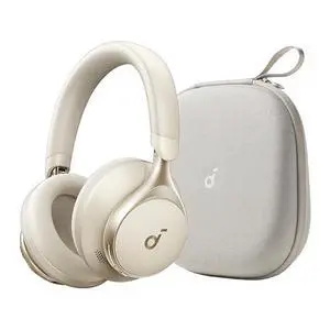 by Anker Space One Active Noise Cancelling Headphones, with Headphones Case, 2X Stronger Voice Reduction, 40H ANC Playtime, App Control, LDAC Hi-Res Wireless Audio by Anker Space One Active Noise Cancelling Headphones, with Headphones Case, 2X Stronger Voice Reduction, 40H ANC Playtime, App Control, LDAC Hi-Res Wireless Audio