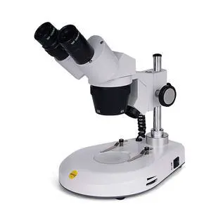 S306S-20-2L Binocular Stereo Microscope, 20X/40X/80X Magnification, 360° Rotatable Forward-Mounted Head, Wide-Field 10X/20X Eyepieces, Upper & Lower LED Lights, Reversible Stage Plate S306S-20-2L Binocular Stereo Microscope, 20X/40X/80X Magnification, 360° Rotatable Forward-Mounted Head, Wide-Field 10X/20X Eyepieces, Upper & Lower LED Lights, Reversible Stage Plate
