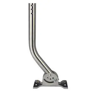 Pro-Grade J-Max 100% Solid Stainless Steel Antenna Mount - Universal Outdoor Adjustable Pivot/Lock Bracket & J-Pipe Mast (1.5" x 18" Pole) for Wall, Eave or Roof Mounting (ANT-800-JP3) Pro-Grade J-Max 100% Solid Stainless Steel Antenna Mount - Universal Outdoor Adjustable Pivot/Lock Bracket & J-Pipe Mast (1.5" x 18" Pole) for Wall, Eave or Roof Mounting (ANT-800-JP3)