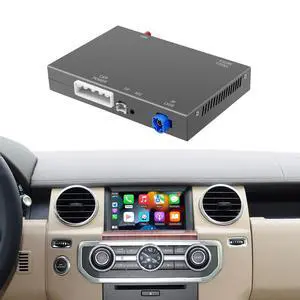 Wireless Carplay/Android Auto Module for Land Rover Jaguar Bosch Discovery 4 Aurora Freelander 2 XE XF XJ with Bosch System 2011-2016 Support Mirrorlink and OEM Car Functions Wireless Carplay/Android Auto Module for Land Rover Jaguar Bosch Discovery 4 Aurora Freelander 2 XE XF XJ with Bosch System 2011-2016 Support Mirrorlink and OEM Car Functions