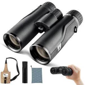 Premium ED HD Binoculars 8x42 for Adults, Waterproof & Fogproof with Magnesium Alloy Body, BAK4 Prism - High Power Binoculars for Bird Watching, Hunting, Travel & Outdoor Sports, Compact Premium ED HD Binoculars 8x42 for Adults, Waterproof & Fogproof with Magnesium Alloy Body, BAK4 Prism - High Power Binoculars for Bird Watching, Hunting, Travel & Outdoor Sports, Compact