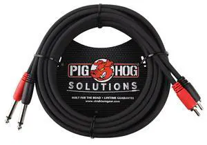 PD-R1415 Dual RCA (Male) to Dual 1/4" Mono (Male) Cable, 15 Feet PD-R1415 Dual RCA (Male) to Dual 1/4" Mono (Male) Cable, 15 Feet