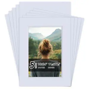 5Pack Acid Free 18x24 White Picture Mats Board Kit for 12x18 | 4-Ply Beveled Pre-Cut Photo Mats with Backing Board for Frames, Artwork and Prints 5Pack Acid Free 18x24 White Picture Mats Board Kit for 12x18 | 4-Ply Beveled Pre-Cut Photo Mats with Backing Board for Frames, Artwork and Prints