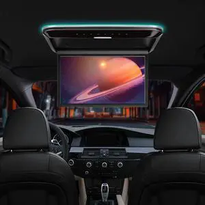 14 Inch Flip-Down Car Overhead Player with HDMI, Built-in Speaker | 1366x768 HD Roof Mount Monitor, USB input, 1080p Playback In-Car Entertainment for Cars and SUVs 14 Inch Flip-Down Car Overhead Player with HDMI, Built-in Speaker | 1366x768 HD Roof Mount Monitor, USB input, 1080p Playback In-Car Entertainment for Cars and SUVs