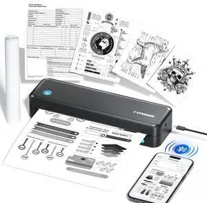 D820 Inkless Portable Thermal Printer for Travel 8.5" x 11, Black | Wireless Bluetooth Small Compact Mobile Printer for Travel/Office/School/Home, Compatible with iPhone, Tablet & Laptop D820 Inkless Portable Thermal Printer for Travel 8.5" x 11, Black | Wireless Bluetooth Small Compact Mobile Printer for Travel/Office/School/Home, Compatible with iPhone, Tablet & Laptop