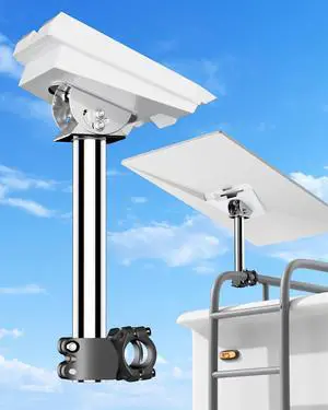 for Starlink Gen 3 RV Mount 120° Adjustable, 304 Stainless Steel Clamp | for Gen 3 Starlink RV Ladder & Roof Rack Mount V4/Standard 4/Standard 4 X Pole Clamp Mounts for Motorhome, Camper, and Yacht for Starlink Gen 3 RV Mount 120° Adjustable, 304 Stainless Steel Clamp | for Gen 3 Starlink RV Ladder & Roof Rack Mount V4/Standard 4/Standard 4 X Pole Clamp Mounts for Motorhome, Camper, and Yacht