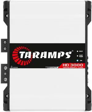 Taramps HD 3000 4 Ohms White 1 Channel Amplifier 3000 Watts RMS Digital, Crossover, Low/High Pass, Bass Boost, Gain Control, Car Audio System, Monoblock Full Range, LED Monitor Indicator, HD 3k Taramps HD 3000 4 Ohms White 1 Channel Amplifier 3000 Watts RMS Digital, Crossover, Low/High Pass, Bass Boost, Gain Control, Car Audio System, Monoblock Full Range, LED Monitor Indicator, HD 3k