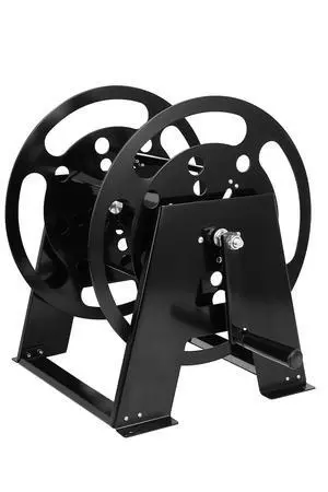 RV Extension Cord Reel Stand, 50-200 FT RV Extension Cord Reel Holder | with Durable Bearings, Metal Heavy Duty Power Cord Storage Reel with Anti-rust Coating RV Extension Cord Reel Stand, 50-200 FT RV Extension Cord Reel Holder | with Durable Bearings, Metal Heavy Duty Power Cord Storage Reel with Anti-rust Coating
