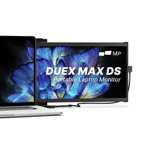 Mobile Pixels Max DS Portable Monitor for Laptops (2026 Upgraded) | 14.1" Full HD IPS Laptop Screen Extender, USB C/HDMI Powered Plug and Play, Windows/Mac/Android/Switch Compatible Mobile Pixels Max DS Portable Monitor for Laptops (2026 Upgraded) | 14.1" Full HD IPS Laptop Screen Extender, USB C/HDMI Powered Plug and Play, Windows/Mac/Android/Switch Compatible
