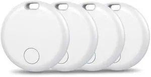 Air Tracker Tags-4 Pack: Smart Bluetooth Tracker, Item Finder Works with Apple Find My (iOS Only) App, Trakcer Tag Locator for Keys, Luggage, Satchel, weTag mini. (Not for Android Devices) Air Tracker Tags-4 Pack: Smart Bluetooth Tracker, Item Finder Works with Apple Find My (iOS Only) App, Trakcer Tag Locator for Keys, Luggage, Satchel, weTag mini. (Not for Android Devices)