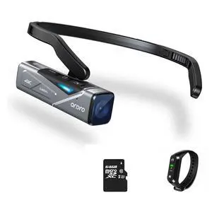 EP7 Head Mounted Camera Vlog Camcorder, 4K 60FPS Wearable Camcorder | WiFi & APP | with 64G Card| Build-in 1000mAh Rechargeable Battery EP7 Head Mounted Camera Vlog Camcorder, 4K 60FPS Wearable Camcorder | WiFi & APP | with 64G Card| Build-in 1000mAh Rechargeable Battery