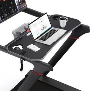 Treadmill Desk Attachment,Peloton Tread Tray Ergonomic Platform, Laptop Holder with Tablet Holder,New Universal Cooling Holes Laptop Stand for Home/Office Treadmill Desk Attachment,Peloton Tread Tray Ergonomic Platform, Laptop Holder with Tablet Holder,New Universal Cooling Holes Laptop Stand for Home/Office