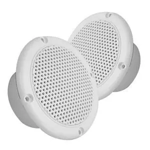 3 Water Resistant Speakers Dual Cone 50 Watts for Marine, RVs, & Hot Tubs Grills Included - Pair 3 Water Resistant Speakers Dual Cone 50 Watts for Marine, RVs, & Hot Tubs Grills Included - Pair