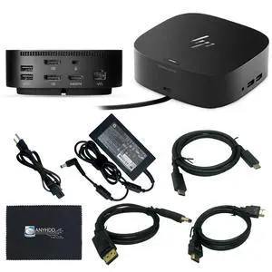 HP 5TW13UT#ABA Universal Dock G2 - for Notebook 120W Power, USB Type C with HDMI, Display Port Cable and C to C Cable with Cloth HP 5TW13UT#ABA Universal Dock G2 - for Notebook 120W Power, USB Type C with HDMI, Display Port Cable and C to C Cable with Cloth