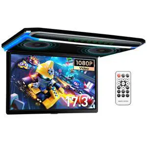 17.3-Inch FHD Car Overhead Monitor with HDMI, Built-in Speaker | Ultra-Thin 16:9 TFT Display with 1920 x 1080 Resolution and 1080p Playback for Roof-Mounted In-Car Entertainment 17.3-Inch FHD Car Overhead Monitor with HDMI, Built-in Speaker | Ultra-Thin 16:9 TFT Display with 1920 x 1080 Resolution and 1080p Playback for Roof-Mounted In-Car Entertainment