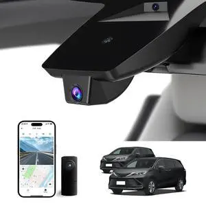 Front 4K & Rear 1080P Dash Cam for Toyota Sienna 2021-2026 | UHD 2160P Video,Built-in WiFi & APP,Loop Recording,G-Sensor, f/1.6 Aperture,No Wiring,Hidden OEM Style,128GB Card Front 4K & Rear 1080P Dash Cam for Toyota Sienna 2021-2026 | UHD 2160P Video,Built-in WiFi & APP,Loop Recording,G-Sensor, f/1.6 Aperture,No Wiring,Hidden OEM Style,128GB Card