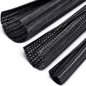 3 Pieces Cord Protector Wire Loom Black Tubing Cable Sleeve Split Sleeving for USB Charger Cord Cover Audio Video Cable, Each Size 10 ft 3/4 Inch, 1/2 Inch, 1/4 Inch 3 Pieces Cord Protector Wire Loom Black Tubing Cable Sleeve Split Sleeving for USB Charger Cord Cover Audio Video Cable, Each Size 10 ft 3/4 Inch, 1/2 Inch, 1/4 Inch